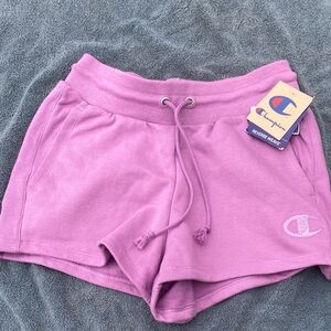 Champion Women's Athletic Shorts in Light Purple